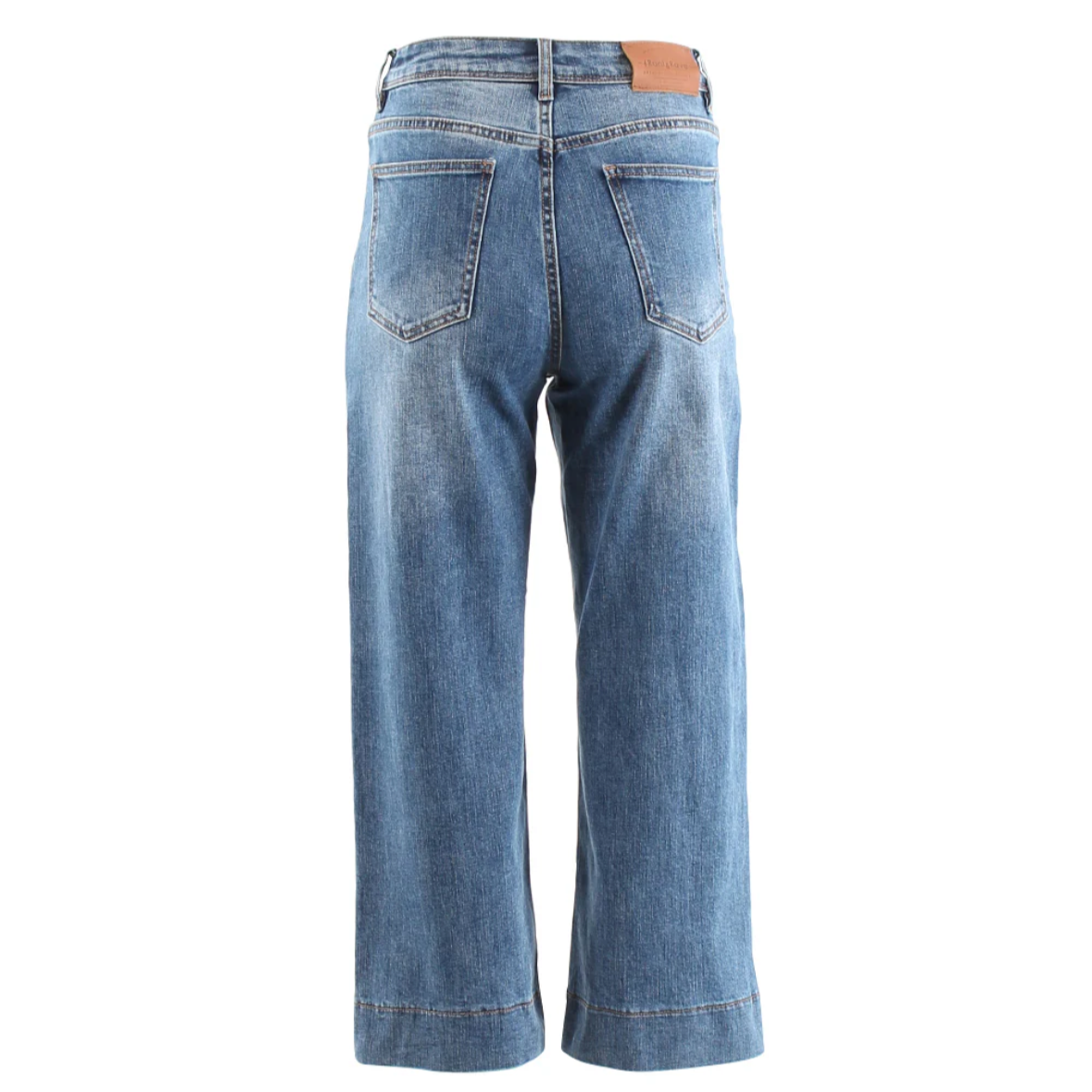 Rant & Rave Tavie Crop Jean in Mid Blue Denim