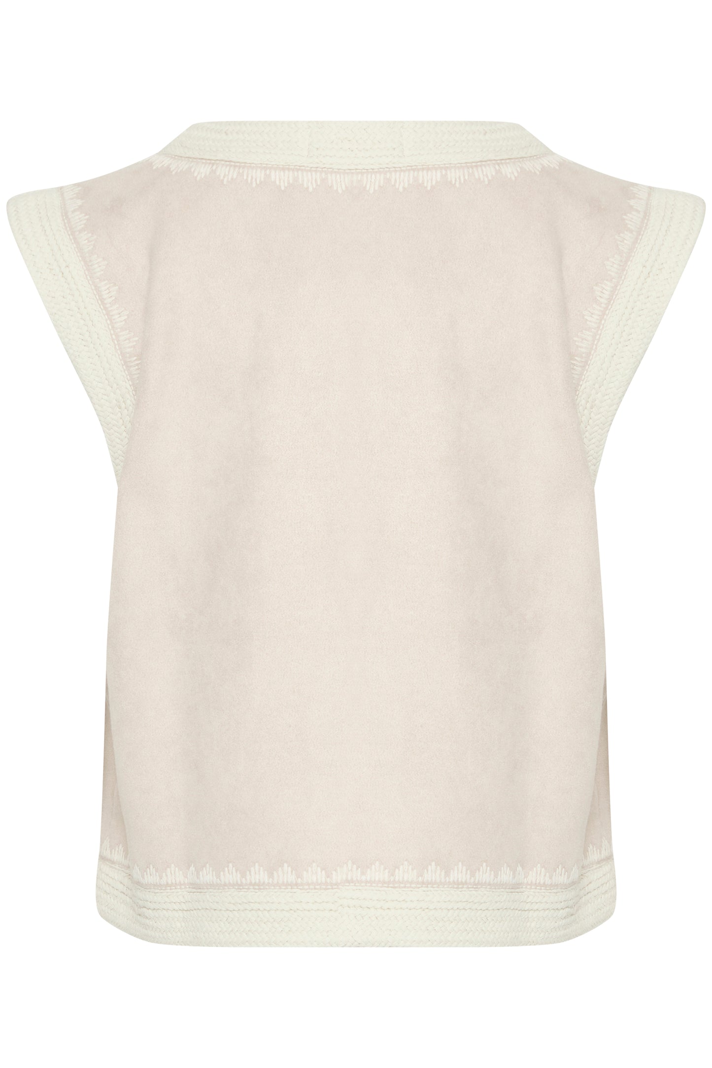 ICHI Ihesva Waistcoat in Feather Gray