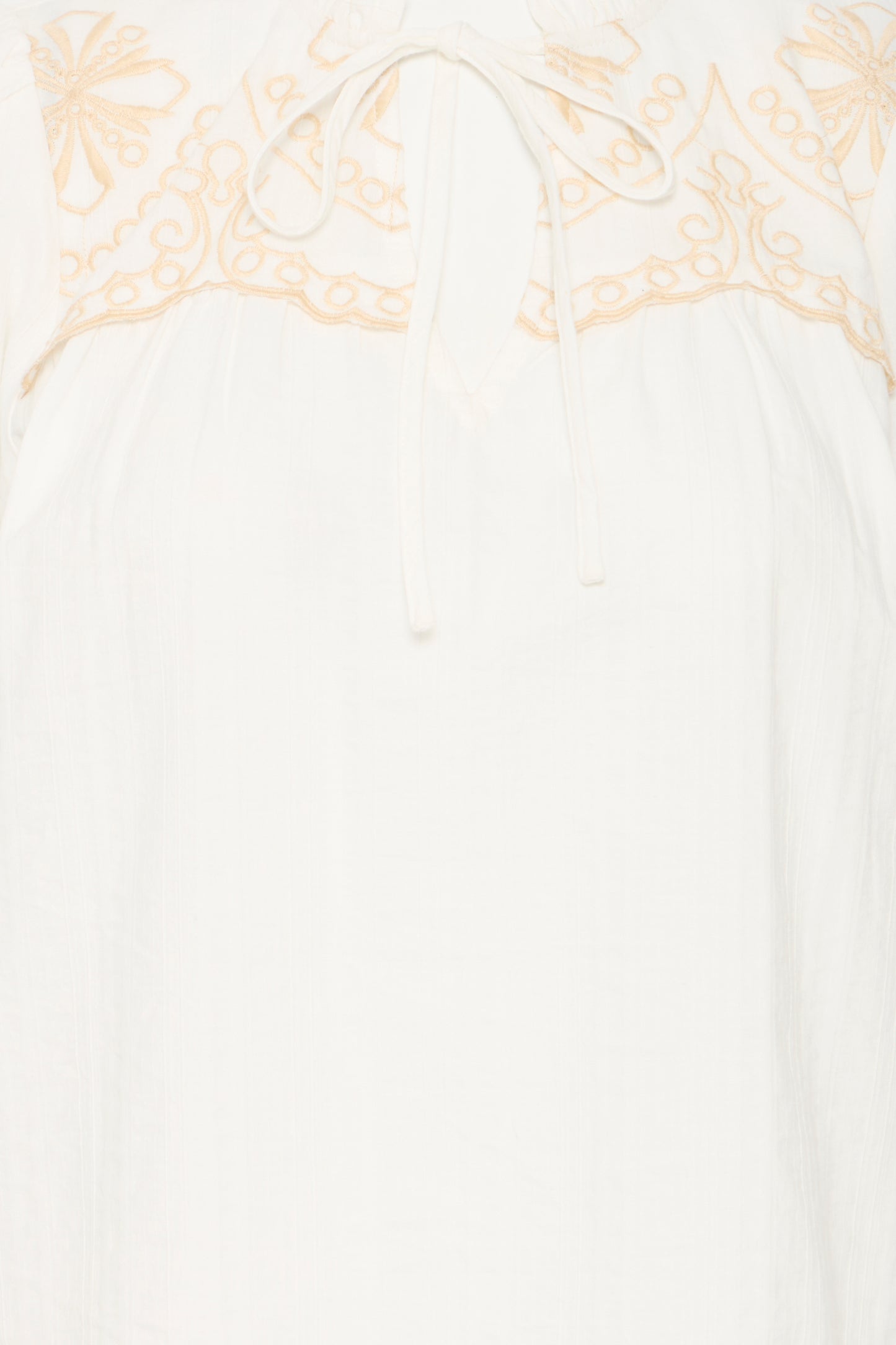 ICHI Ihgaelle Short Sleeve Shirt in cloud dancer