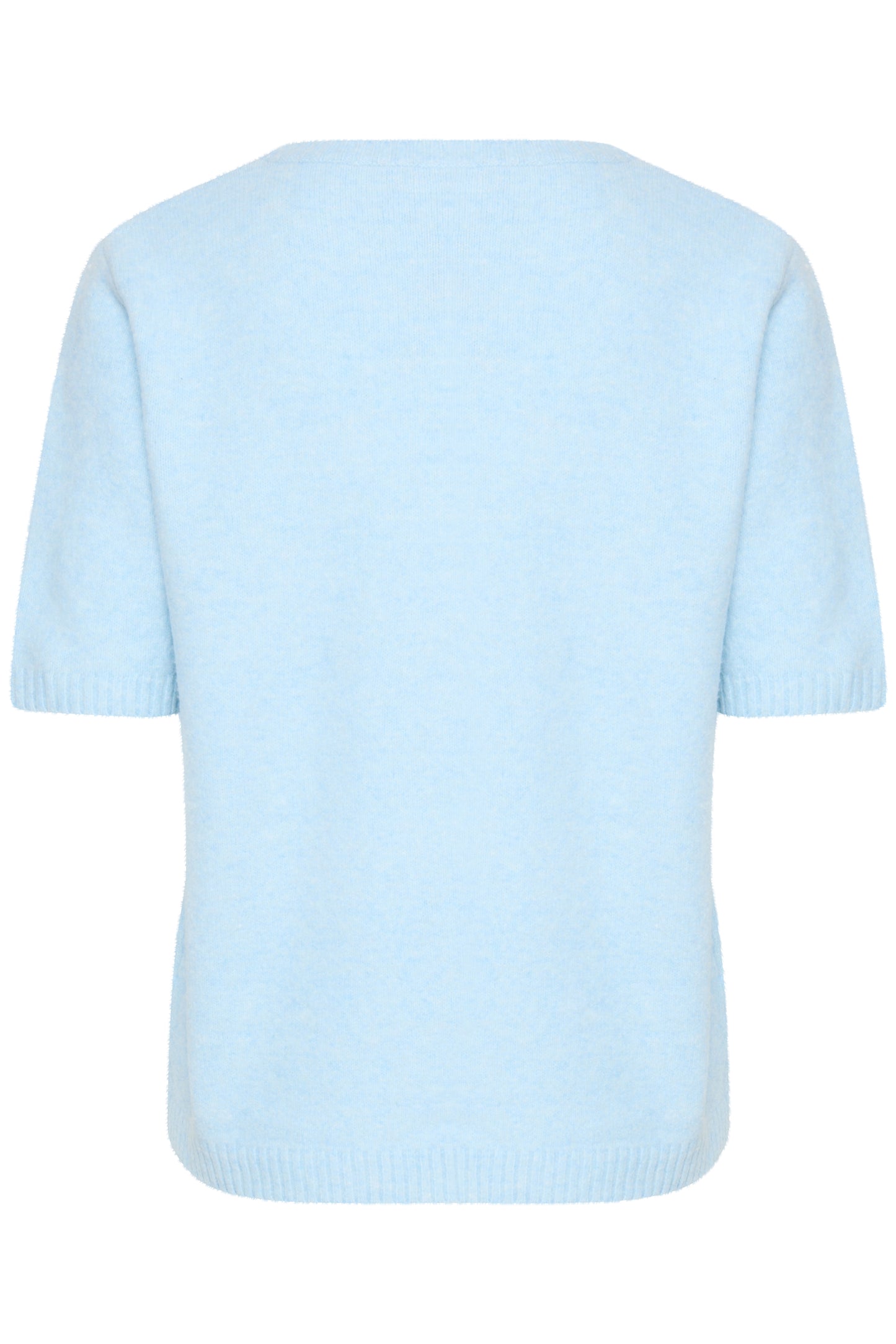 Byoung Bymagge Knit Short Sleeve Jumper in Angel Falls Melange