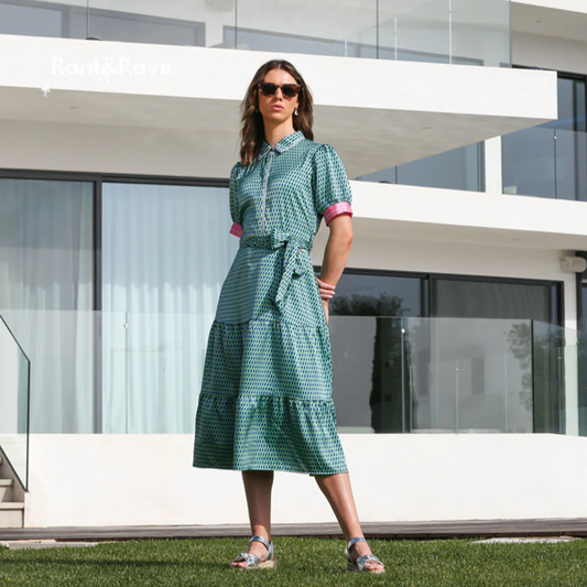 Rant & Rave Saylor dress in blue