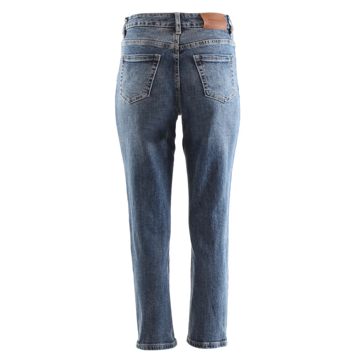 Rant & Rave Susan Mom Jean in Mid Blue Denim