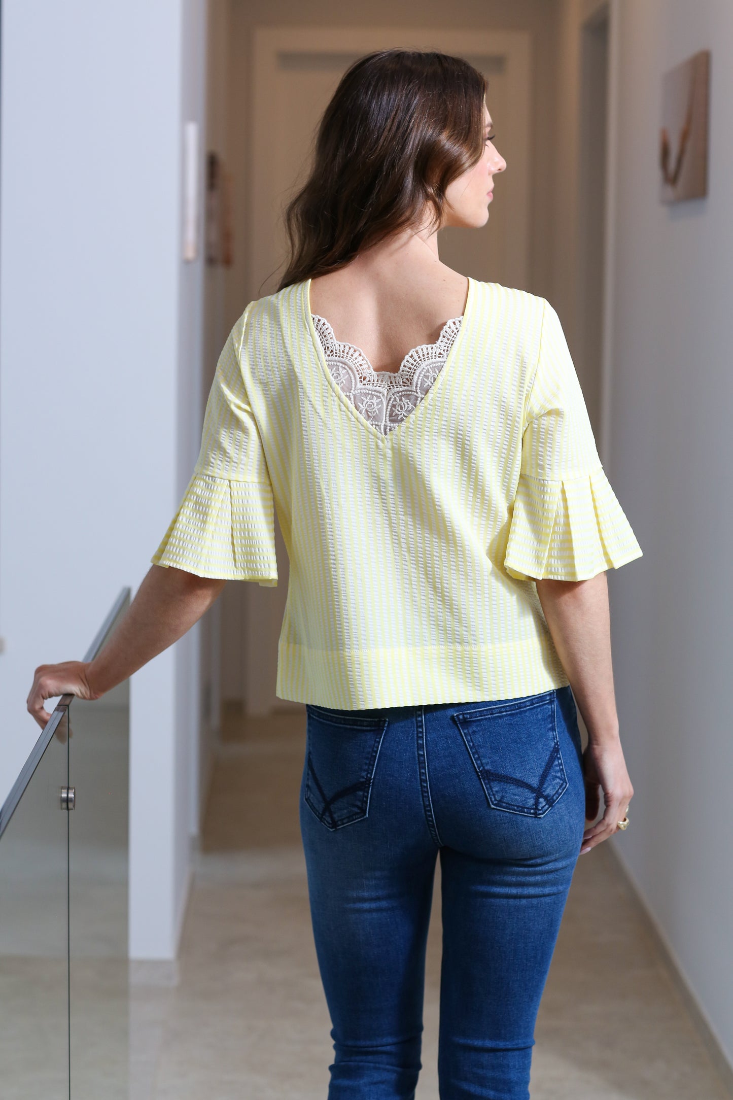 Rant & Rave Romy Top in Yellow