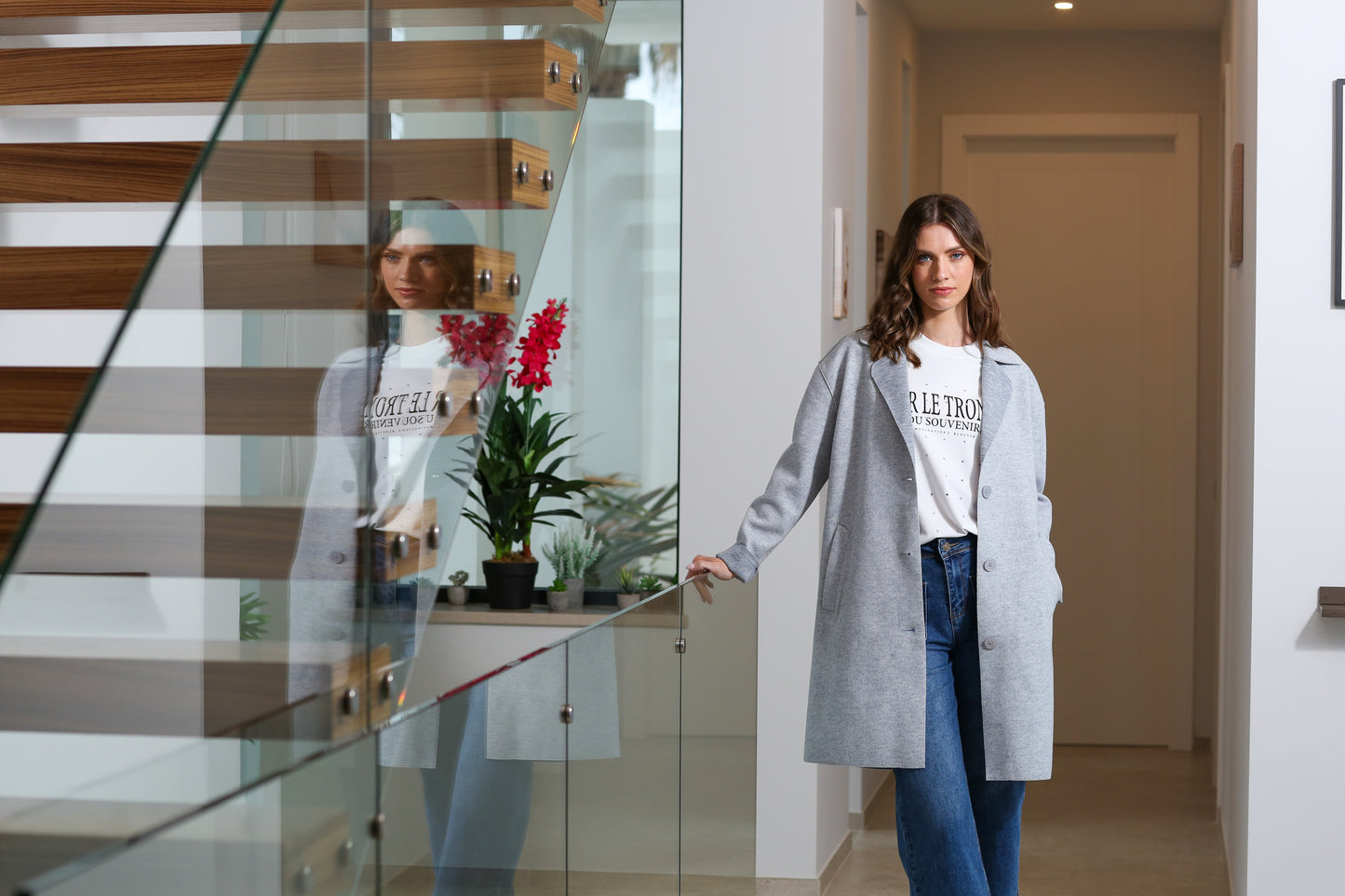 Rant & rave Josepine Coat in Blue