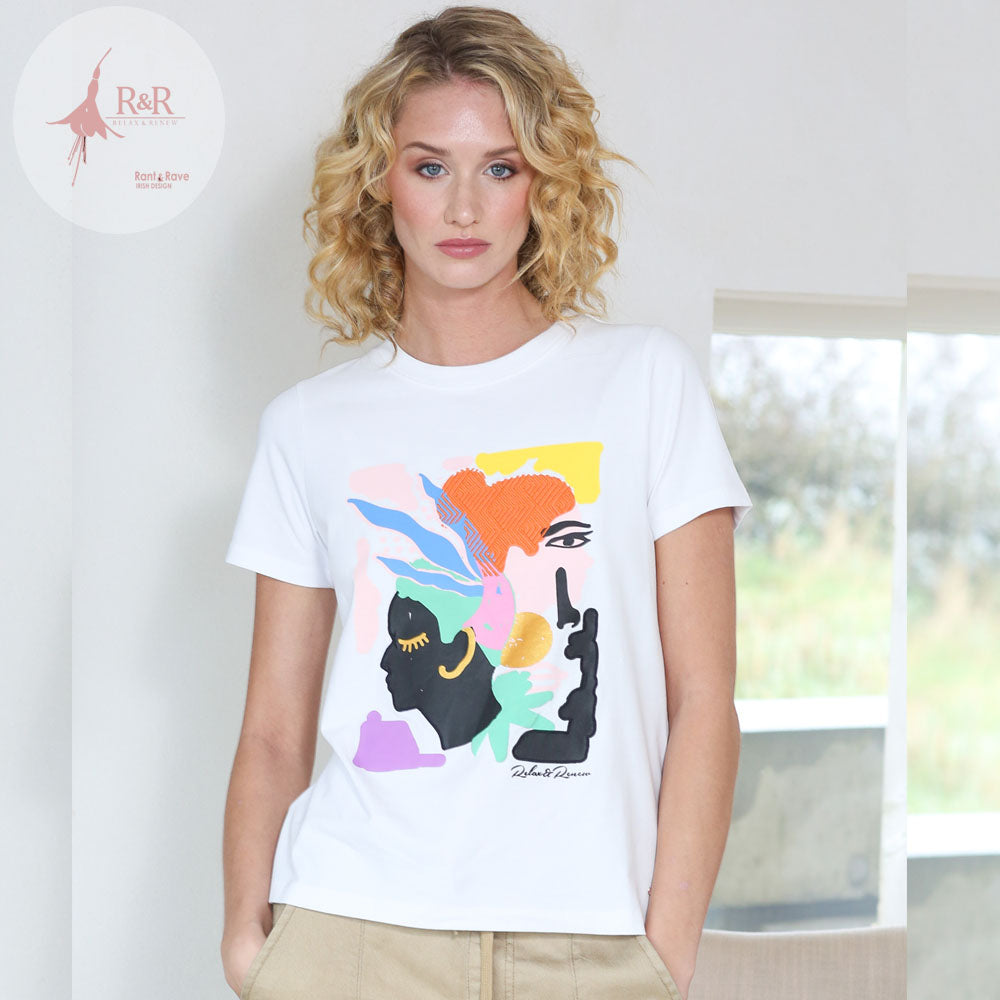 Relax & Renew Riley Tee in White