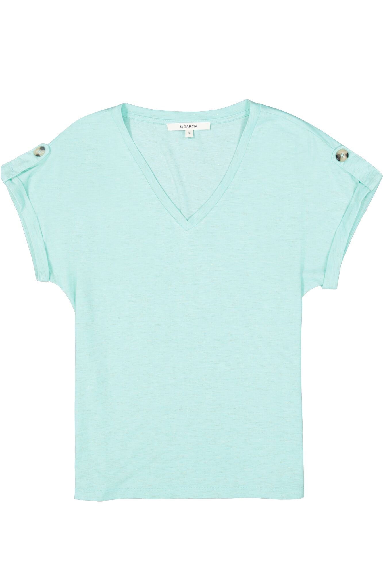 Garcia Ladies tee in clear ocean