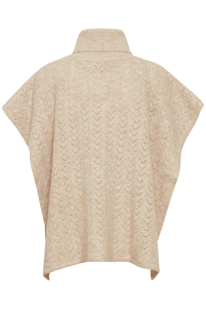 Byoung Baviksi Poncho in Cement Melange