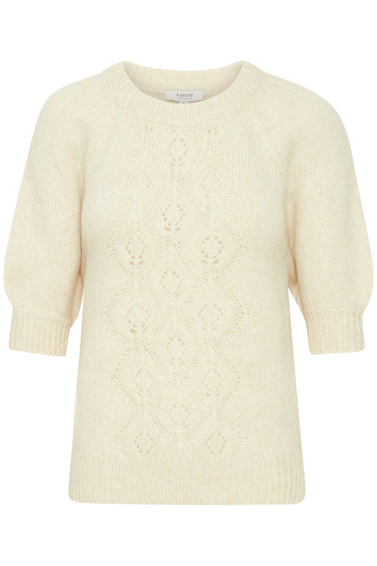 Byoung Byoksana Short Sleeve Jumper in Birch