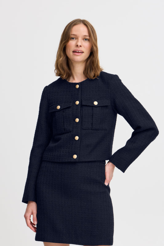 Byoung Byepia Blazer in Navy