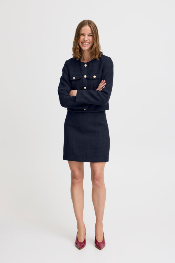 Byoung Byepia Blazer in Navy