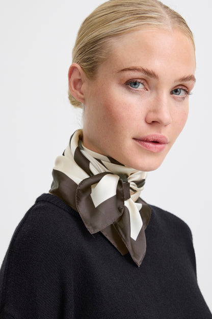 Byoung Bavistte Scarf in Coffee Bean Mix