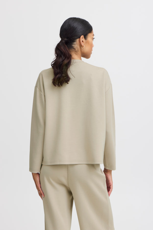 Byoung Bypusti Long sleeve top in String