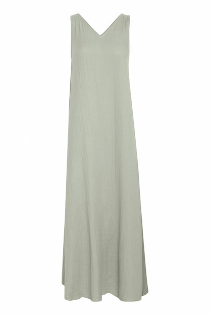 ICHI Iafoxa Maxi Dress in Green