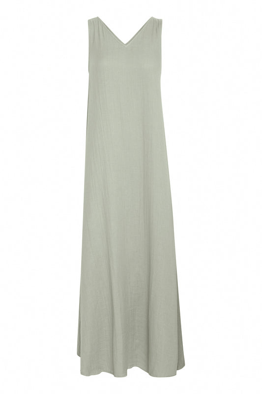 ICHI Iafoxa Maxi Dress in Green