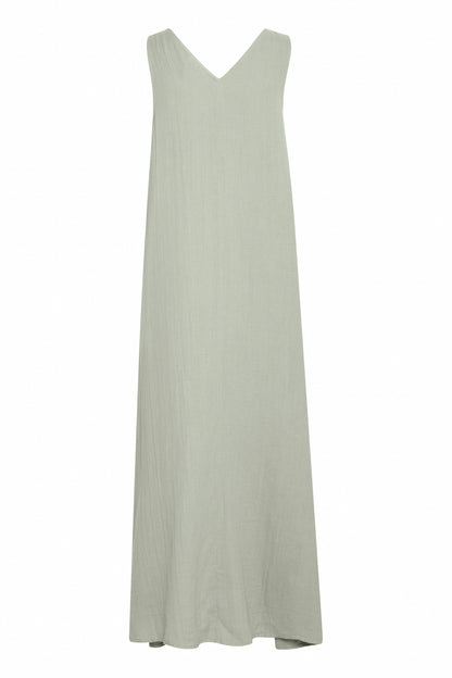 ICHI Iafoxa Maxi Dress in Green