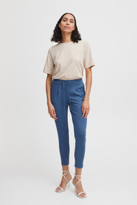 Byoung Rizetta Jersey Crop Pants in True Navy