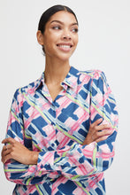 Load image into Gallery viewer, Byoung Byjosa Puff Shirt in True Navy Mix
