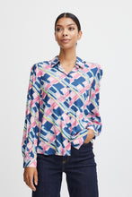 Load image into Gallery viewer, Byoung Byjosa Puff Shirt in True Navy Mix
