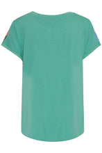 Load image into Gallery viewer, Byoung Bypanya T-shirt in Creme de Menthe
