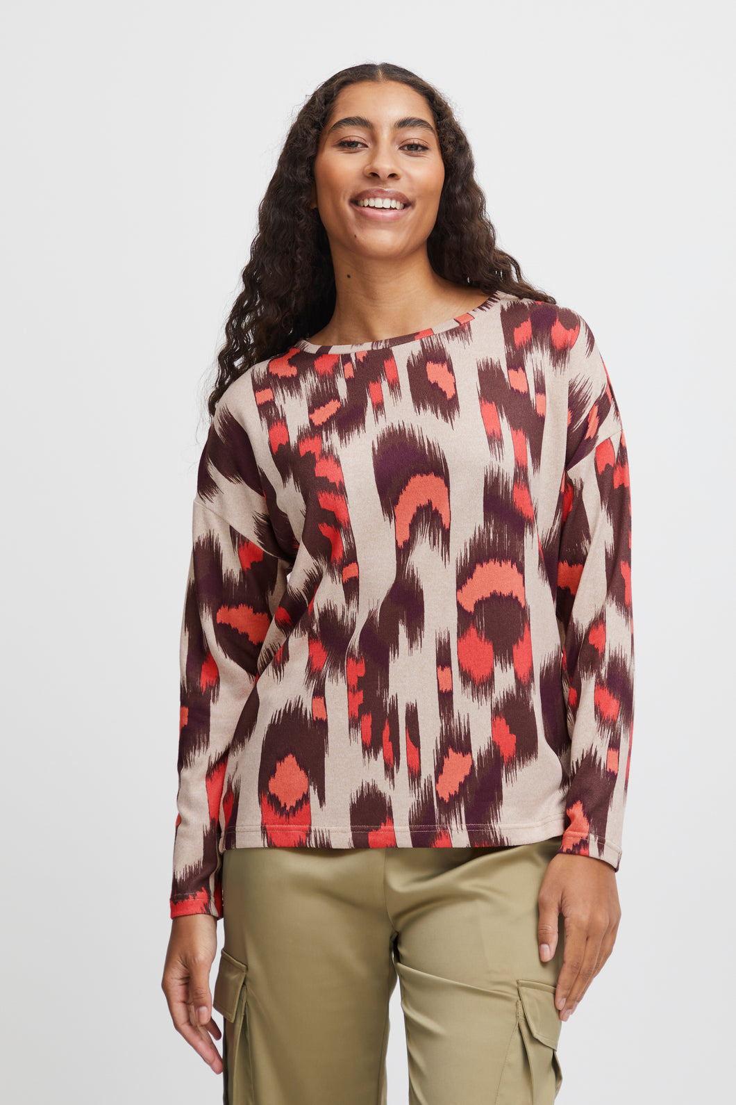 Byoung Bypieta Pullover in Cayenne Mix