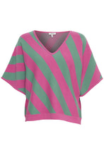 Load image into Gallery viewer, Byoung Bymiran Vneck Top in Super Pink Mix
