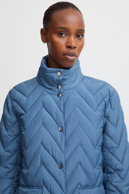 Byoung Byamaxa Coat in Blue Horizon