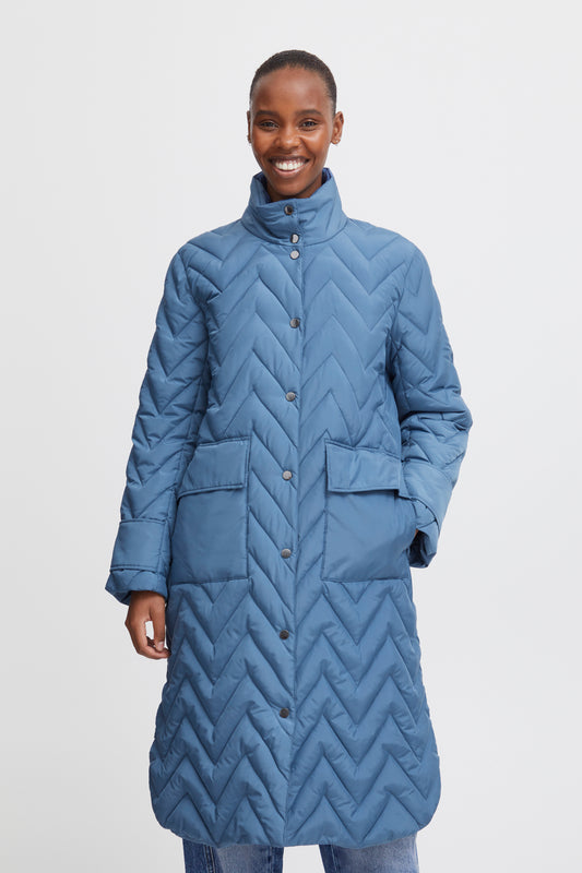 Byoung Byamaxa Coat in Blue Horizon