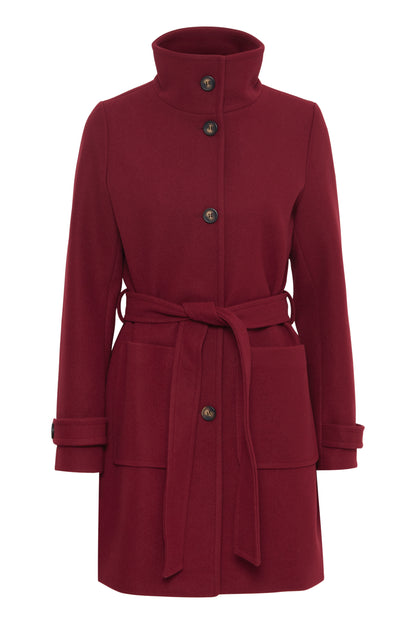 Byoung ByCilia Coat 4 in Pomegranate