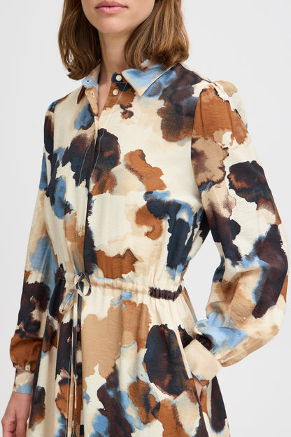 Byoung Byhamma Shirt Dress in Birch watercolor