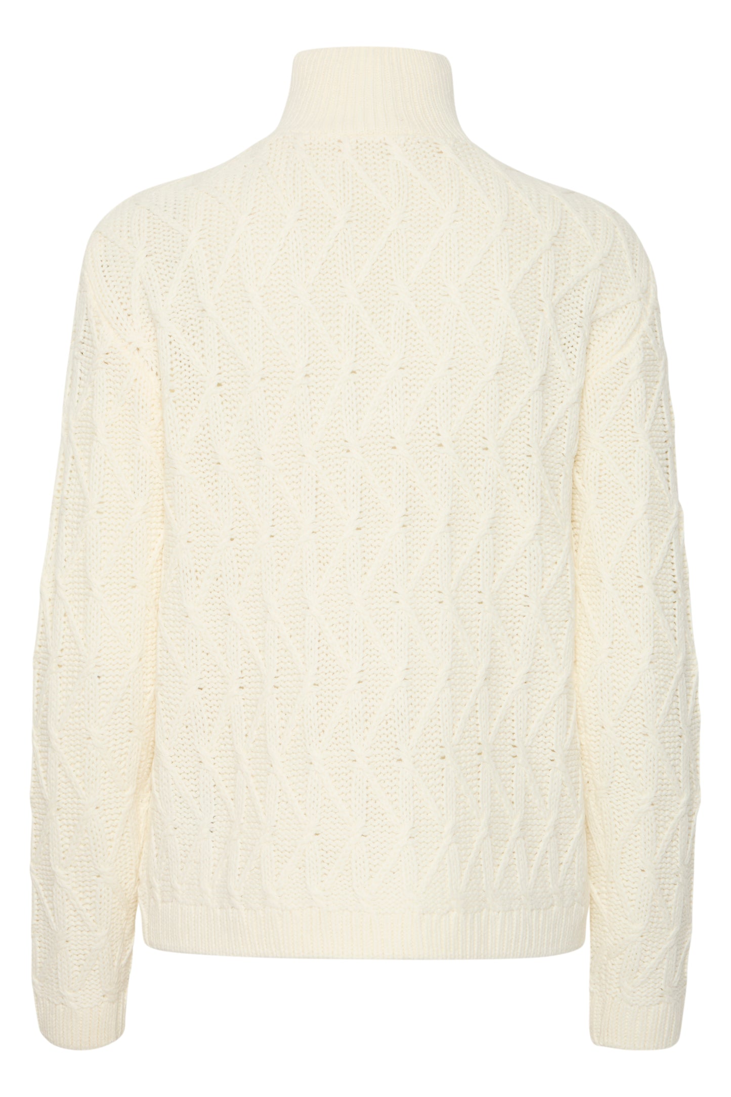 Byoung Byotinka Half Zip Jumper in Marshmallow