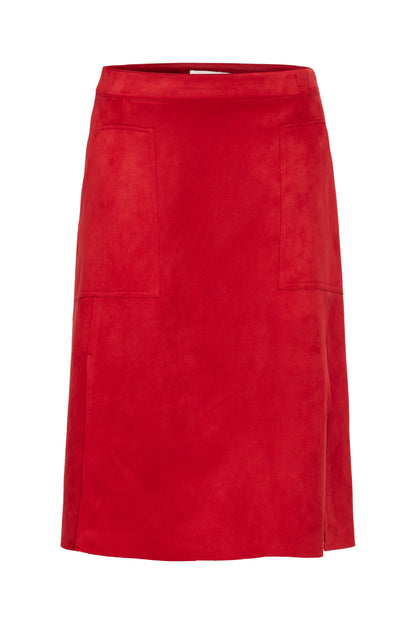 Byoung Bytomira Midi Skirt In Scarlet Sage