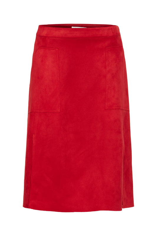 Byoung Bytomira Midi Skirt In Scarlet Sage