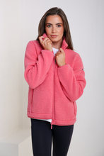 Load image into Gallery viewer, Relax &amp; Renew Rose Teddy Jacket in Bubble Gum Pink
