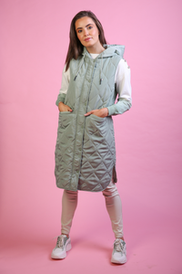 Relax & Renew Roxie Gilet in Sage Green