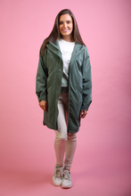 Load image into Gallery viewer, Relax and Renew Fallon Rain Coat in Sage
