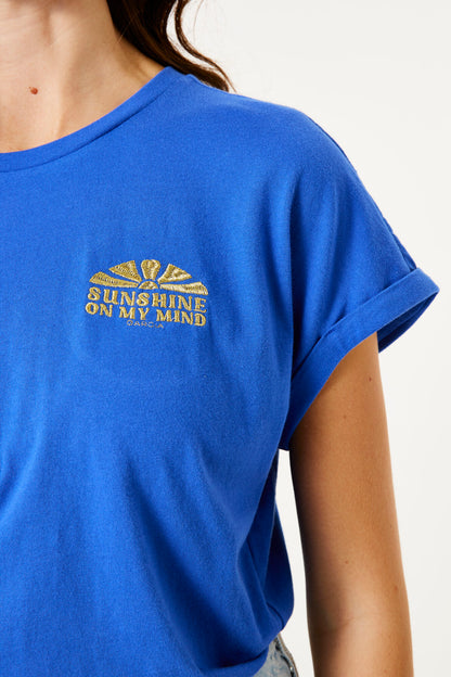 Garcia ladies Tee in dazzling blue