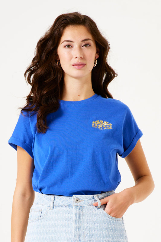 Garcia ladies Tee in dazzling blue